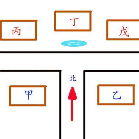 丁字路口旁边的房子